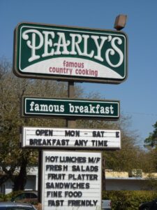 Pearly_s sign. (Albany Convention and Visitors Bureau)